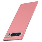 Galful Coque Ultra Fine pour Google Pixel 8A Étui Légère Finition Mat 0.3 mm Coque Ultra Mince Housse Antidérapant Anti-Rayures Coque de Protection pour Pixel 8a-Or Rose