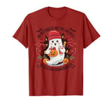 October Red: Ghost and Ribbon for Dyslexia Awareness T-Shirt