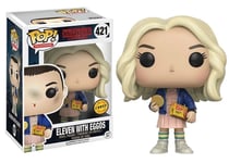 STRANGER THINGS FIGURINE ELEVEN WITH EGGOS N° 421 CHASE VERSION POP FUNKO DISPO