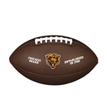 Wilson Ballon de Football Américain NFL TEAM LOGO, Taille officielle, Cuir Composite