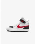 Nike Chaussures Court Borough Milieu 2 (GS) - 110 ( Blanc/Rouge/Noir )