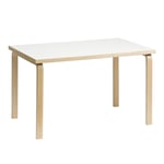 Artek - Aalto Bord 81B, Vit laminat, Klarlackad - Spisebord - Alvar Aalto - Hvit - Tre