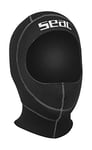 SEAC Cagoule de Plongée Noir en 3mm - Coupe Preformée - Idéal pour garantir l'étancheité à Contact de la Combinaison