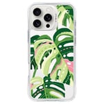 CYRILL by Spigen UltraSheer Mag Case Compatible with iPhone 16 Pro [Compatible with MagSafe] (2024) - Monstera Leaves