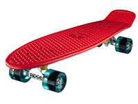 Ridge Retro 27 Skateboard complet Rouge/Bleu Transparent 27'' x 7,5'' - 69 cm