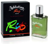 Addiction Rio Man Gift Set, 50ml Edt & 150ml Body Spray Perfume Perfect Present