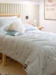 Night Lark Junior Stardust Coverless Duvet Set, 4.5 Tog, Single, Grey