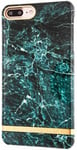 Richmond Finch Marble Glossy Case for iPhone 7 Plus - Green