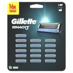 Gillette Mach 3 parranajoterät, 16 kpl