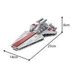 MOC Star Attack Cruiser Venator-Class Destroyer Building Block Set Gift for Fans