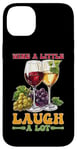 Coque pour iPhone 14 Plus Wine A Little Laugh A Lot Relaxation