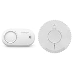 FireAngel FA3820 10 Year Sealed Battery Alarm Carbon Monoxide, Clear & Fire Angel FA6120-INT Smoke Alarm, White