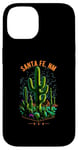 Coque pour iPhone 14 Santa Fe, NM, USA Cactus Desert Scène Design