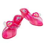 Rubie's Barbie Child Jelly Shoes, Kids Fancy Dress, One Size, Pink, 10-12 UK / 28-30.5 EU