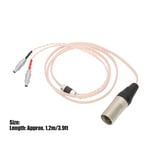 HiFi Cable 4 Pin XLR Male Balanced Cable Compatible for Sennheiser HD800 HD800S