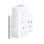 TP-LINK TL-WPA8630P Adaptateur réseau CPL 1300 Mbit/s Ethernet/LAN Wifi Blanc 1 pièce(s) - Adaptateurs réseau CPL (1300 Mbit/s, IEEE 1901,IEEE 802.3,IEEE 802.3u, Type F, Gigabit Ethernet, 10,100,1000 Mbit/s, Wi-Fi 4 (802.11n))