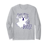 Here I Am For The Boo's Funny Boozy Halloween Ghost Costume Long Sleeve T-Shirt