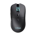 Trust Gaming GXT 980 Redex Rechargeable Wireless Gaming Mouse, 200-10.000 DPI, Low Latency, RGB Mouse, 6 Programmable Buttons, Storable USB Dongle, Computer Mouse for PC, Laptop, Windows - Black