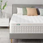 SZSL Matelas Hybride 180x200cm Ferme Parfait Soutien, 2 Personnes a Memoire de Forme en Mousse et Ressorts Haute Resilience, 7 Zones Ergonomique pour Adulte Enfant, Matelas de 26 cm Épaisseur