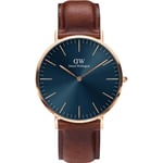 Daniel Wellington Mens Classic St Mawes Rose Gold 40mm Watch DW00100626