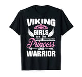 Viking Girls Combination of Princess and Warrior T-Shirt T-Shirt