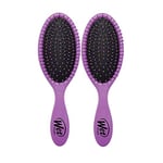 Wet Brush Lot de 2 brosses à cheveux démêlantes originales, violet