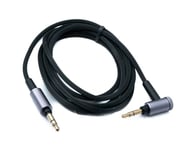 System-S Audio Replacement Cable 150 cm AUX Jack Spiral for Sony MDR XB950BT 1000X 10R MZX7 WH 1000XM4 H900N CH700N