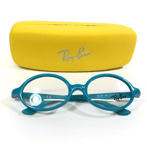 Ray-Ban Kids Eyeglasses Frames RB1545 3637 Blue Round Oval Full Rim 44-16-115