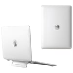 MacBook Pro 13 (2019/2018/2016) - Hard cover til front og bagside med Kickstand - Hvid