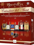 Premium Dark Chocolate Liqueur Filled Christmas Advent Calendar for Adults 290g