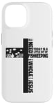 iPhone 14 Saltwater Aquarium Cross Faith Christian Jesus All I Need Case