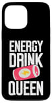 Coque pour iPhone 13 Pro Max Boisson énergisante Queen Energy Drink