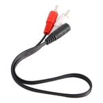 RCA Headphone 3.5 3.5mm Female Splitter Stereo Audio Adapter Cable Audio Cables