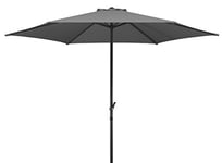 Schirme Bergamo Parasol de marché Anthracite Env. 300 cm de diamètre