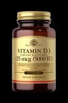 Solgar - Vitamin D3, 5000 Iu - 125 Mcg - 100 caps