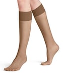 FALKE Women's Pure Matt 20 DEN W KH Sheer Plain 1 Pair Knee-High Socks, Skin colour (Sun 4299) new - eco-friendly, 5.5-8