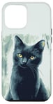 Coque pour iPhone 13 Pro Max Chat bleu russe Maman Papa Propriétaire Race de chat bleu russe