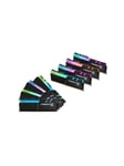 G.Skill Trident Z RGB DDR4-3600 - 128GB - CL17 - Octa Channel (8 pcs) - Intel XMP - Sort med RGB