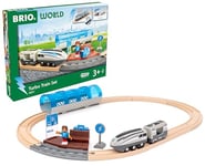 BRIO World Battery Powered High Speed Turbo Train Set for Kids Age 3 Years Up, Wooden Railway Accessories and Add Ons