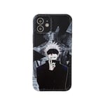 Crazynekos Jujutsu Kaisen Gojo Satoru Soft Shell Phone Case Cover For All Iphone Case Type Iphone 11 12 Pro Max 7 8 se X XR XS Max (For iphone 12 Mini,Gojo Satoru)