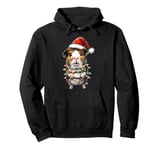 Cute Guinea Pig Christmas Hat Xmas Pullover Hoodie