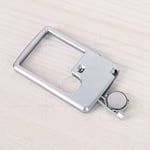 Loupe LED 6X 3X avec lumière, carte lumineuse LED rectangulaire, lentille optique portable en résine, miroir pour enfant, nom, loupe pour tablette, argent