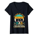 Womens Proud Dad Of A Class Of 2035 Graduate V-Neck T-Shirt