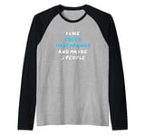 I Like Greek Harehounds And Maybe 3 People Greek Harehound Raglan Baseball Tee