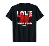 Chucky & Tiffany Blood Stained Love Honor Obey T-Shirt