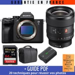 Sony A7S III + FE 24mm F1.4 GM + SanDisk 64GB Extreme PRO UHS-II SDXC 300 MB/s + NP-FZ100 + Sac + Guide PDF ""20 TECHNIQUES POUR RÉUSSIR VOS PHOTOS
