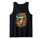 Nature Inspired Crocodile Graphic Cute Crocodile Tank Top