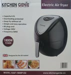 Kitchen Genie 6.5L Electric Air Fryer No Oil Extra Large 50HZ KAF-1800P-D2