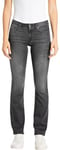 REPLAY Adult WH689 New Luz Power Stretch Jeans, Dark Grey 097, 33W / 32L