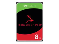 Seagate Ironwolf Pro St8000nt001 - Harddisk - 8 Tb - Intern - 3.5" - Sata 6Gb/S - 7200 Rpm - Buffer: 256 Mb - Med 3-Års Seagate Rescue Data Recovery (En Pakke 2)